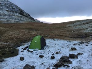 Camping spot by the Storr