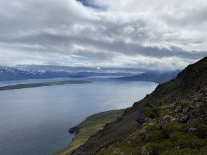 the view of Eyjafjörður Fjord